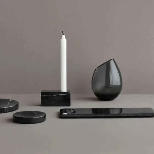 Pesa Marble Tray, Large, Black^Be Home Best Sale