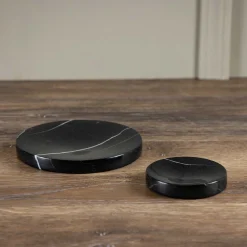 Pesa Marble Tray, Large, Black