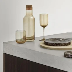 Pesa Marble Tray, Large, Brown^Be Home Store