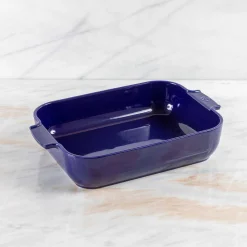 Peugeot Appolia Ceramic 16" Rectangular Baker, Deep Blue