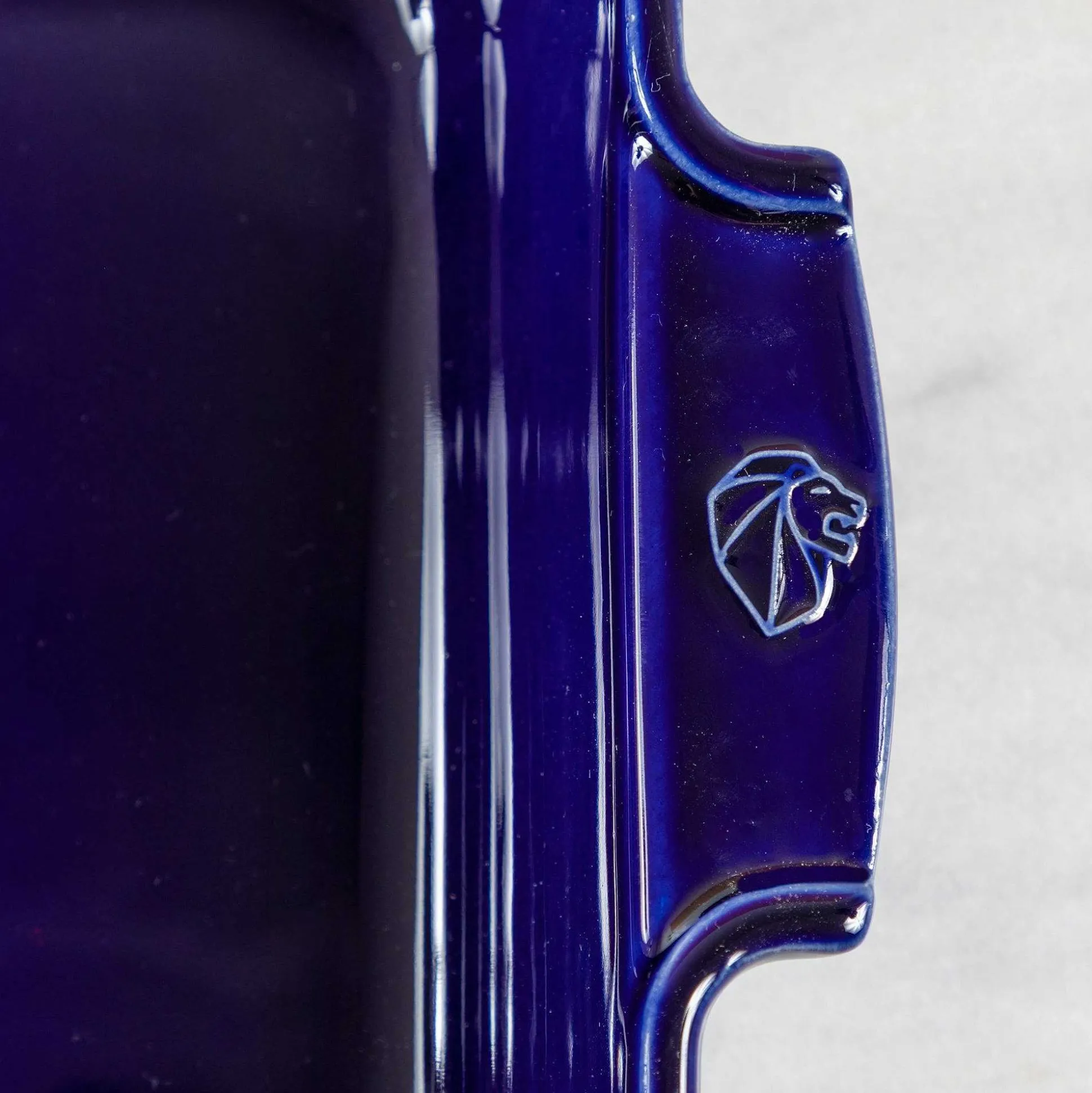 Peugeot Appolia Ceramic 11" Square Baker, Deep Blue