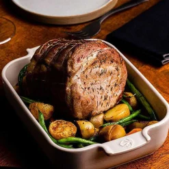 Peugeot Appolia Ceramic 16" Rectangular Baker, Ecru