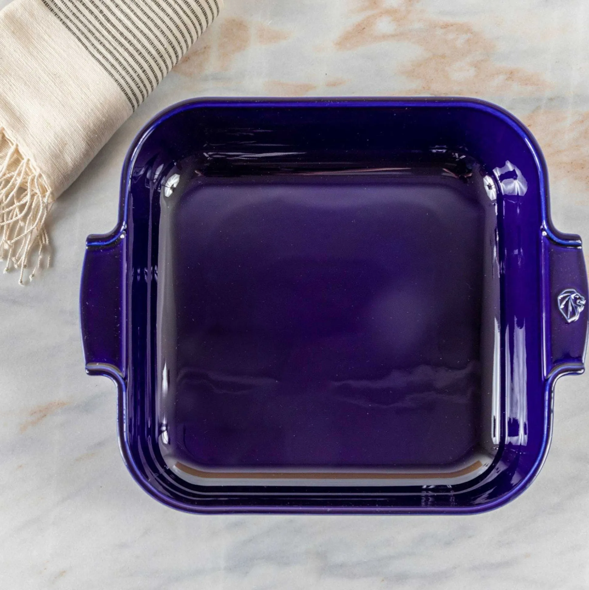 Peugeot Appolia Ceramic 14" Square Baker, Deep Blue
