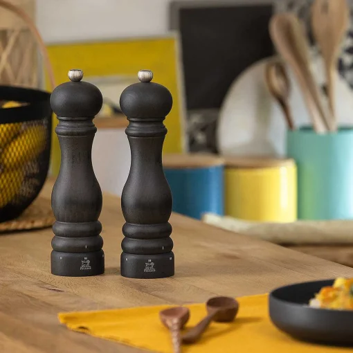 Peugeot Graphite Wooden Salt Mill