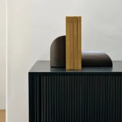 Pi Dark Brown Mahogany Bookends, Set Of 2^Be Home Online