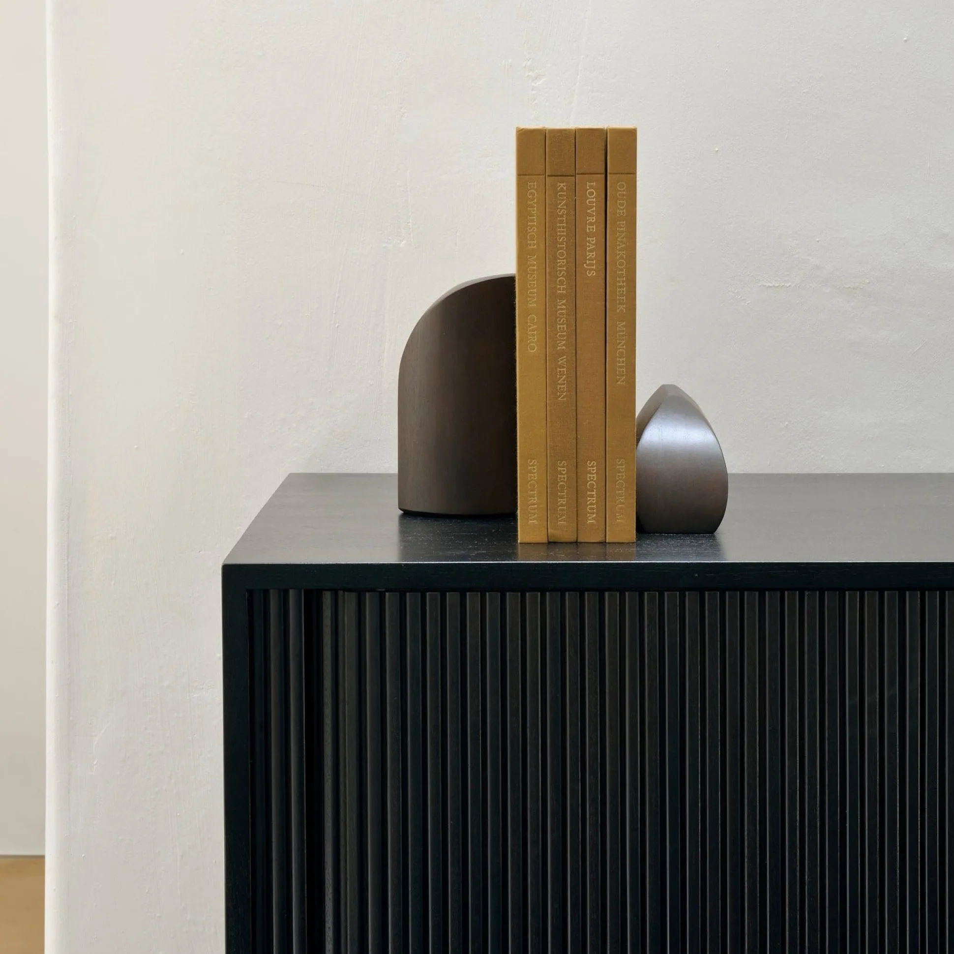 Pi Dark Brown Mahogany Bookends, Set Of 2^Be Home Online