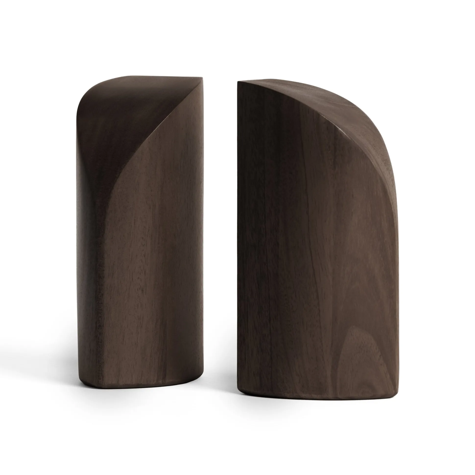 Pi Dark Brown Mahogany Bookends, Set Of 2^Be Home Online