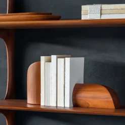 Pi Mahogany Bookends, Set Of 2^Be Home Fashion