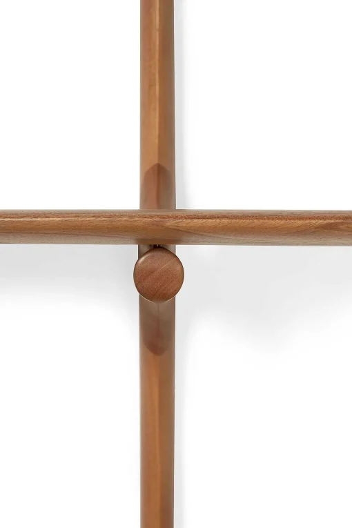 Pi Mahogany Wall Shelf, 3 Shelves