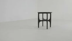Pi Side Table, Dark Mahogany