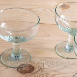 Premium Recycled Coupe Glass, Set of 4
