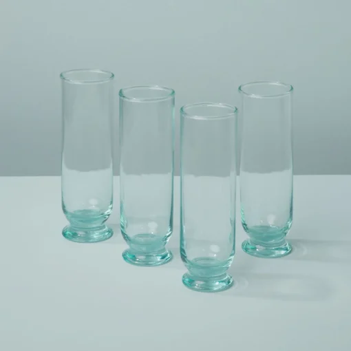 Premium Recycled Footed Champagne Flute, Set of 4^Be Home Sale