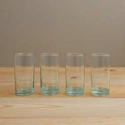 Premium Recycled Highball Glass, Set of 4^Be Home Shop
