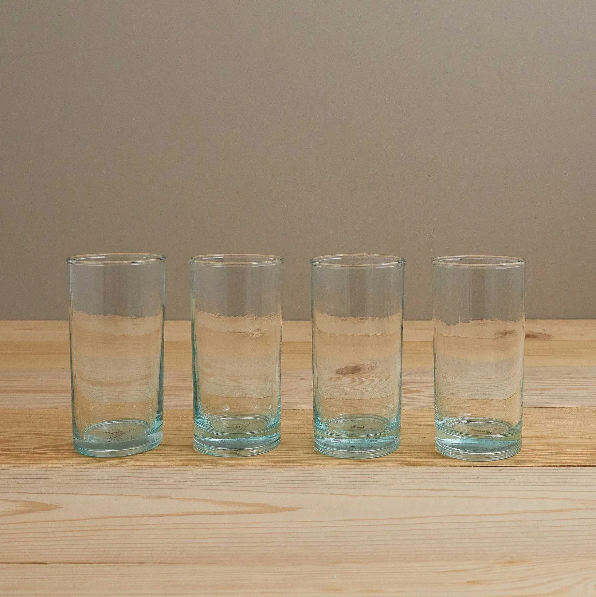 Premium Recycled Highball Glass, Set of 4