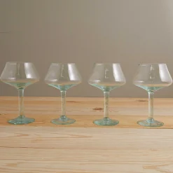 Premium Recycled Margarita Glass, Set of 4