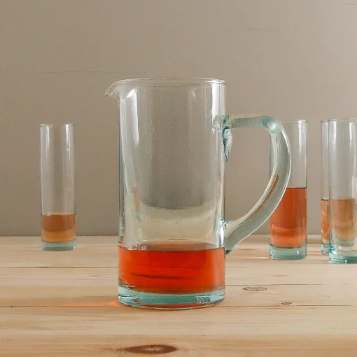 Premium Recycled Modern Glass Pitcher^Be Home Clearance