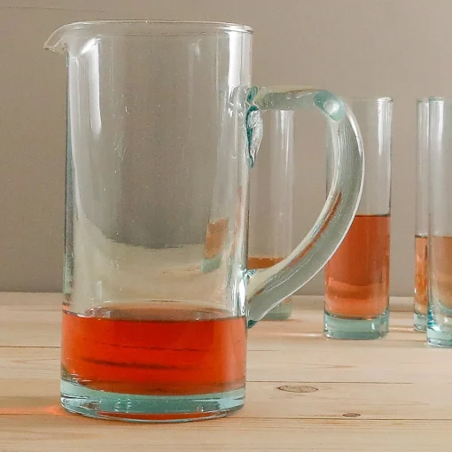 Premium Recycled Modern Glass Pitcher^Be Home Clearance