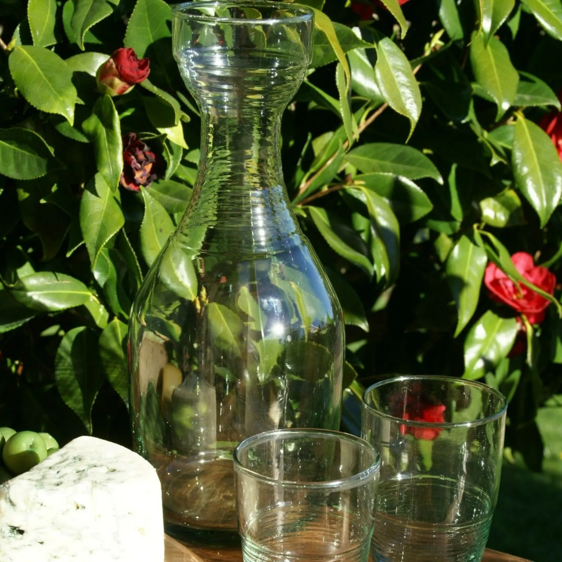 Premium Recycled Ripple Carafe^Be Home Store