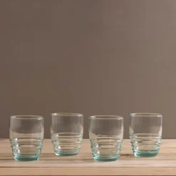 Premium Recycled Short Rings Tumbler, Set of 4^Be Home Hot