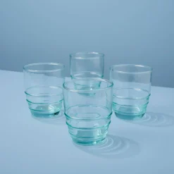 Premium Recycled Short Rings Tumbler, Set of 4^Be Home Hot