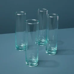 Premium Recycled Stemless Champagne Flute, Set of 4^Be Home Cheap