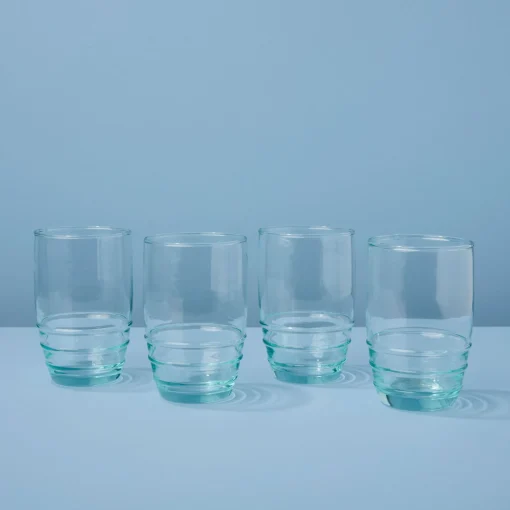 Premium Recycled Tall Rings Tumbler, Set of 4^Be Home Store