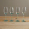 Premium Recycled White Wine Glass, Set of 4^Be Home Clearance