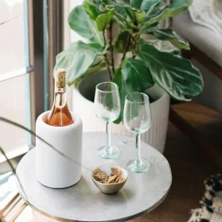 Premium Recycled White Wine Glass, Set of 4^Be Home Clearance