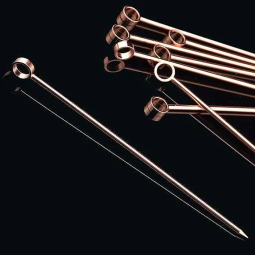 Professional Cocktail Picks, Set of 8, Copper