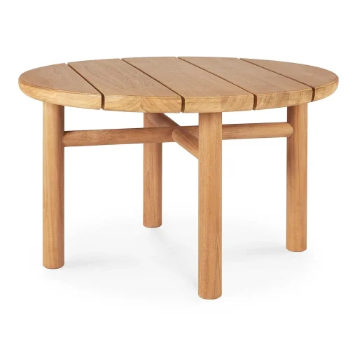 Quatro Solid Teak Outdoor Side Table