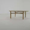 Quatro Solid Teak Outdoor Coffee Table, 38"