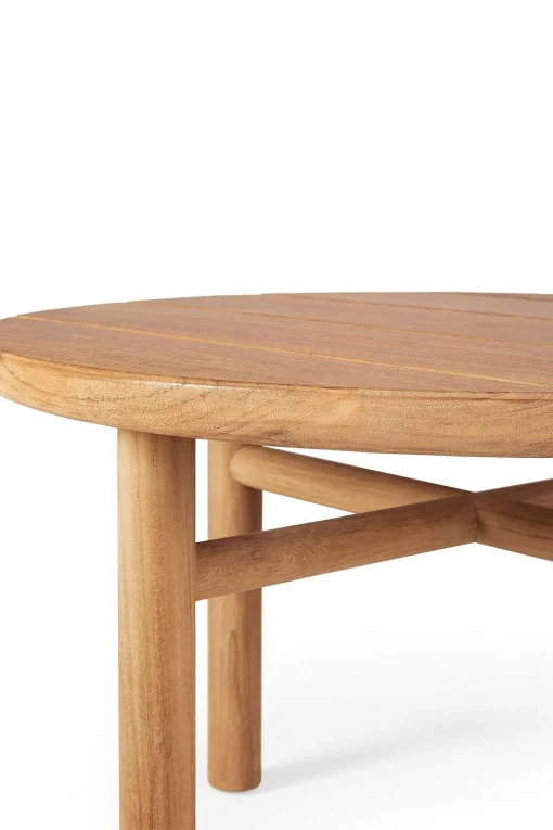 Quatro Solid Teak Outdoor Coffee Table, 38"