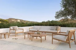 Quatro Solid Teak Outdoor Coffee Table, 38