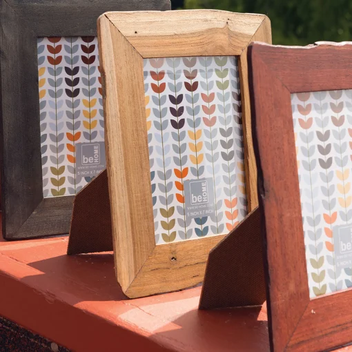 Reclaimed Wood Black Frame, 4" x 6"^Be Home Shop