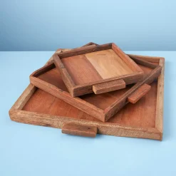 Reclaimed Wood Tray Square, XL