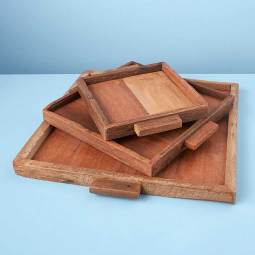 Reclaimed Wood Tray Square, XL