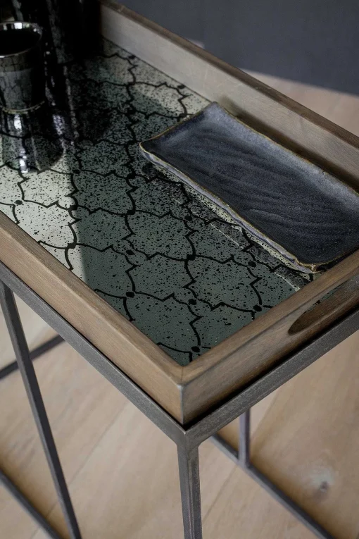 Rectangular Tray Side Table (Tray Not Included)