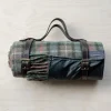 Recycled Wool Waterproof Picnic Blanket in Fraser Hunting Weathered Ta^Be Home Store