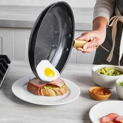 Reserve Cookware 2 Piece Frypan Set, Black