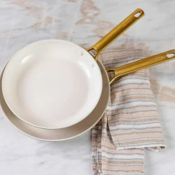 Reserve Cookware 2 Piece Frypan Set, Taupe