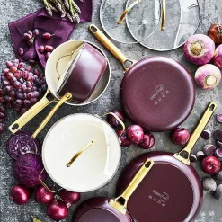 Reserve Cookware 10 Piece Set, Merlot