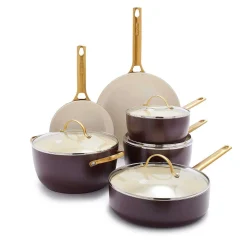 Reserve Cookware 10 Piece Set, Merlot