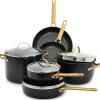 Reserve Cookware 10 Piece Set, Black