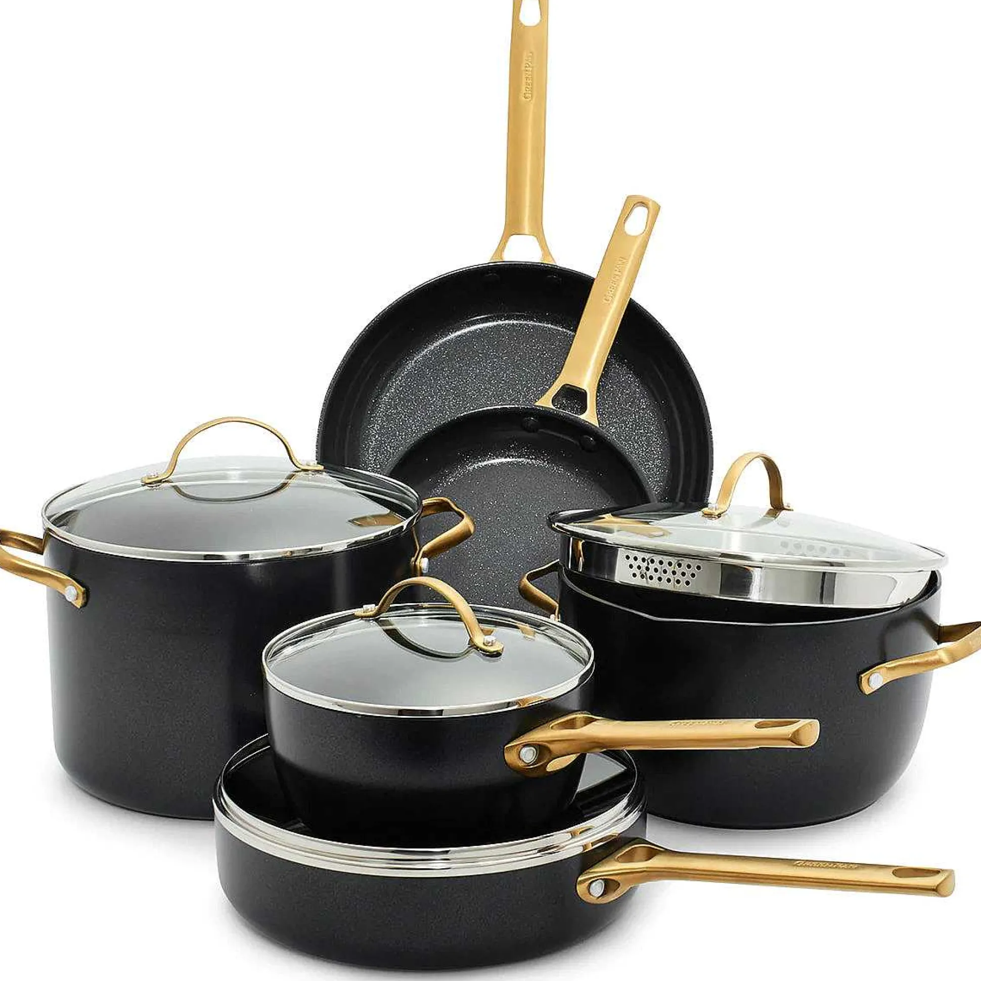 Reserve Cookware 10 Piece Set, Black