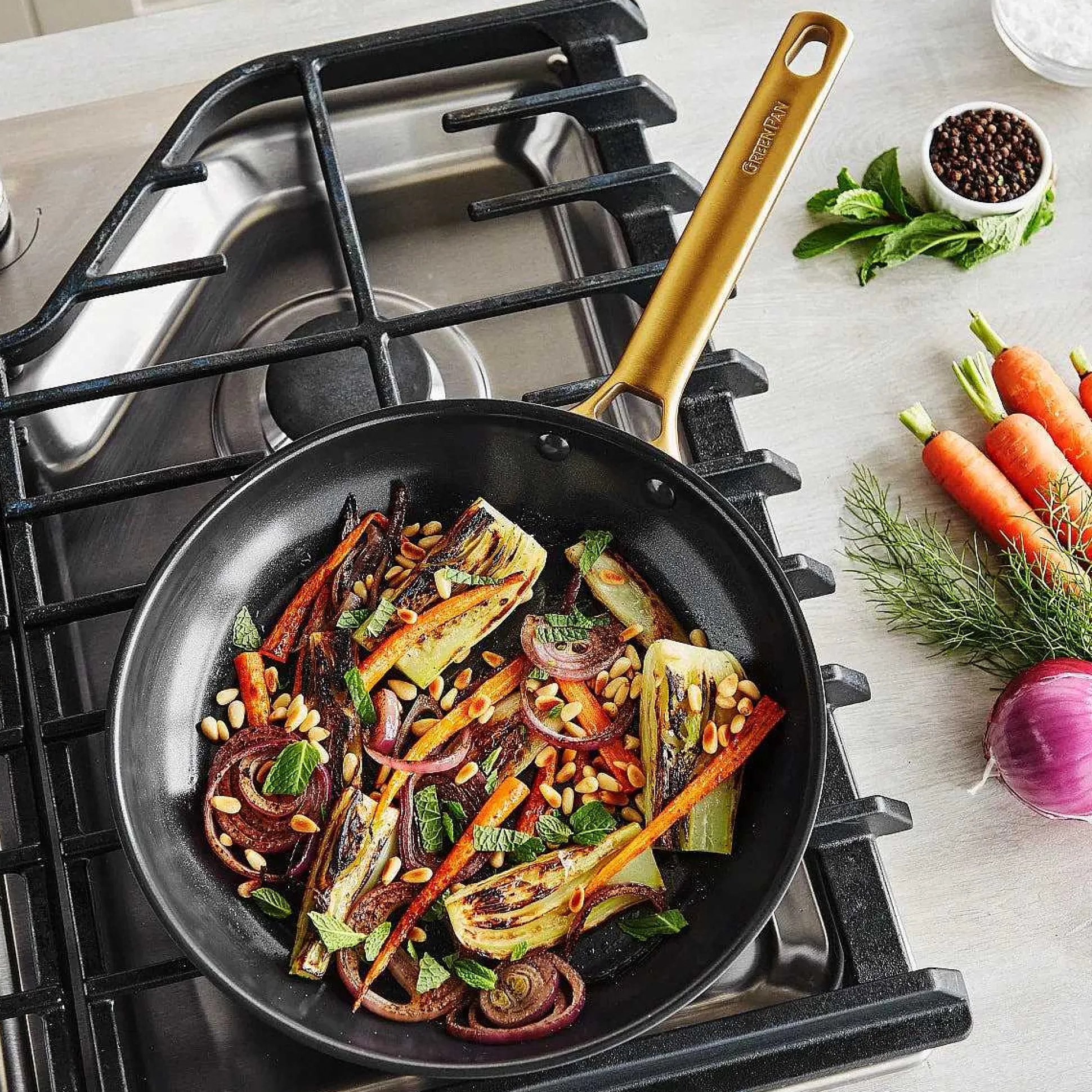 Reserve Cookware 10 Piece Set, Black