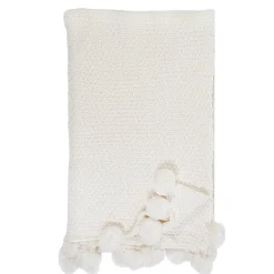 Riley Oversized Throw, Antique White^Be Home Hot