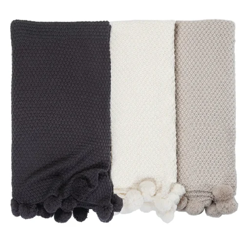 Riley Oversized Throw, Antique White^Be Home Hot