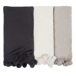 Riley Oversized Throw, Taupe^Be Home Clearance