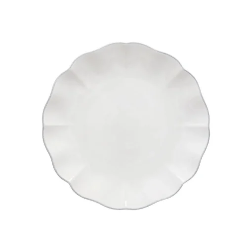 Rosa Dinner Plate, White, Set of 4^Be Home Sale