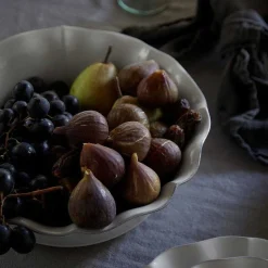 Rosa Serving Bowl, White